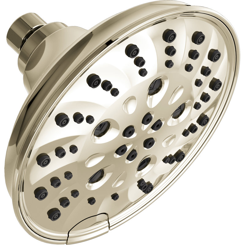 52669SS,RB Delta Pivotal 5Setting Traditional Rain Shower Head with